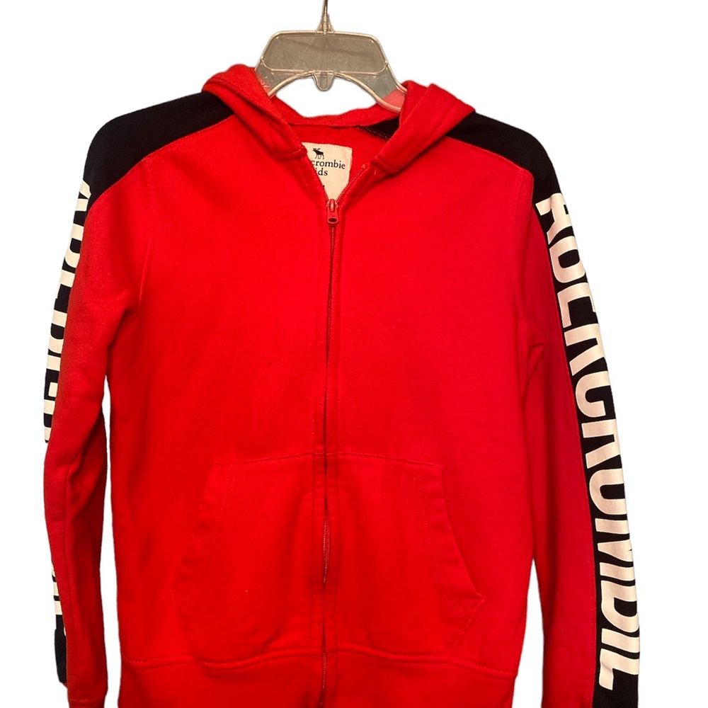 Abercrombie & Fitch Kids zip up hooded sweatshirt